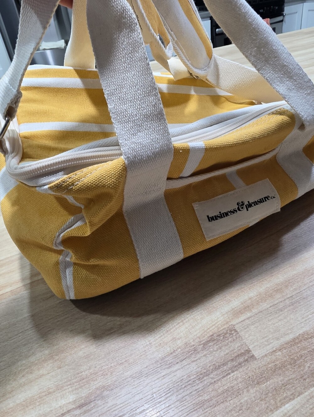 Yellow Cooler Bag Business & Pleasure Brand